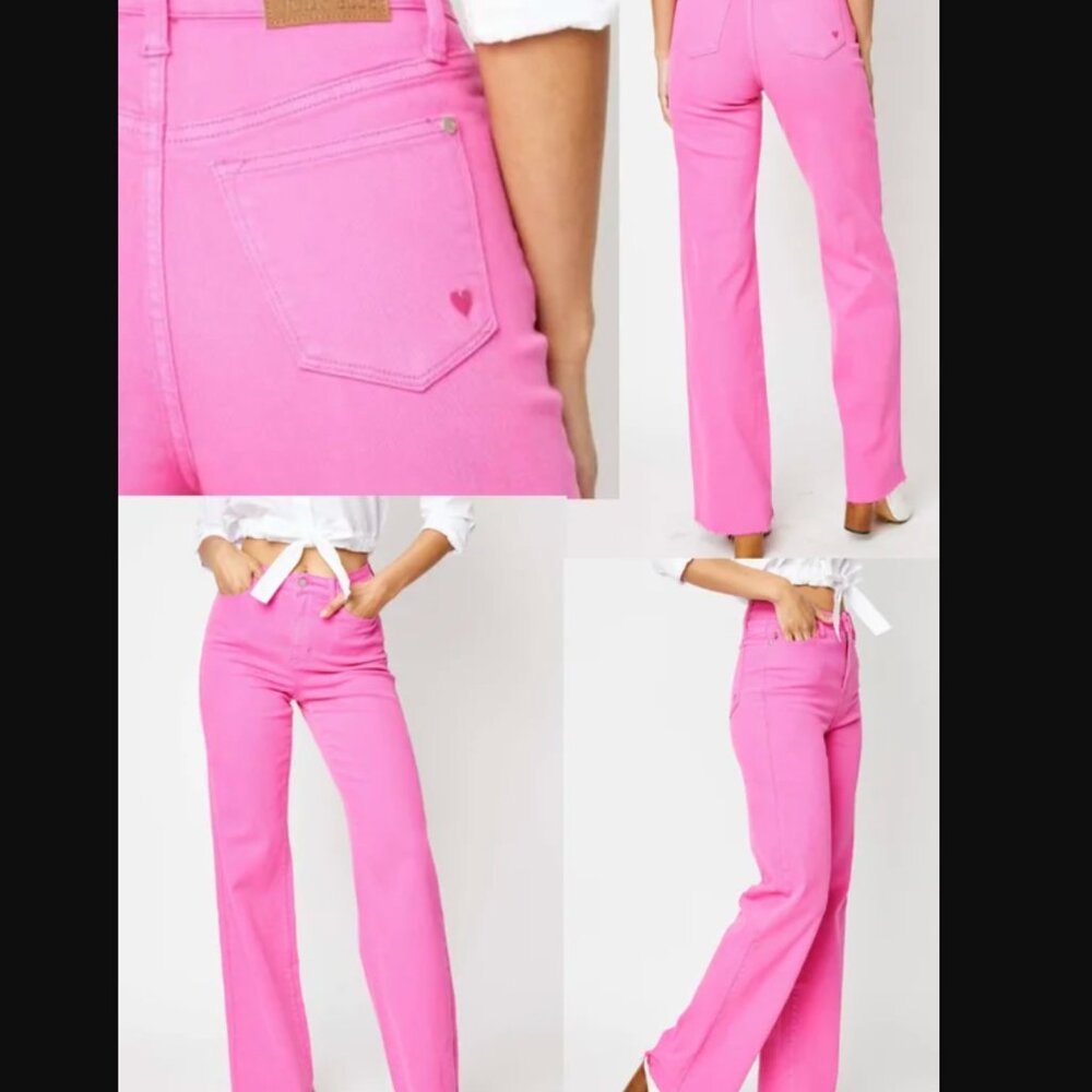 Judy Blue Pink Women Jeans